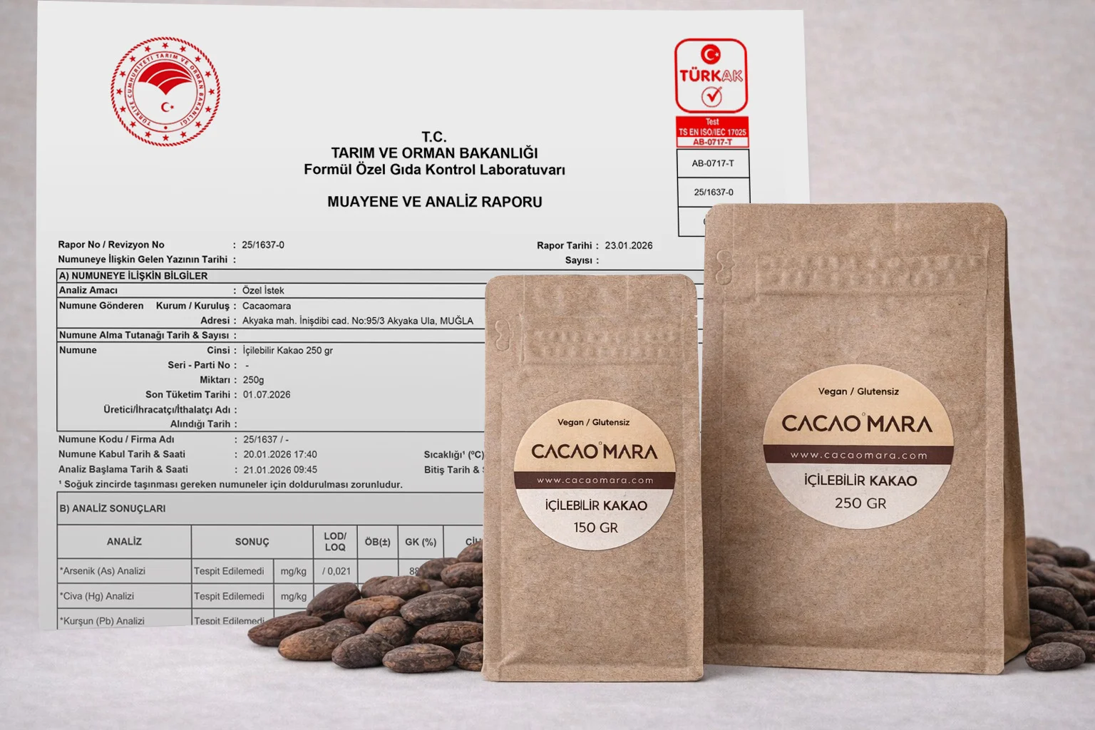 İçilebilir Kakao 500gr görsel 8